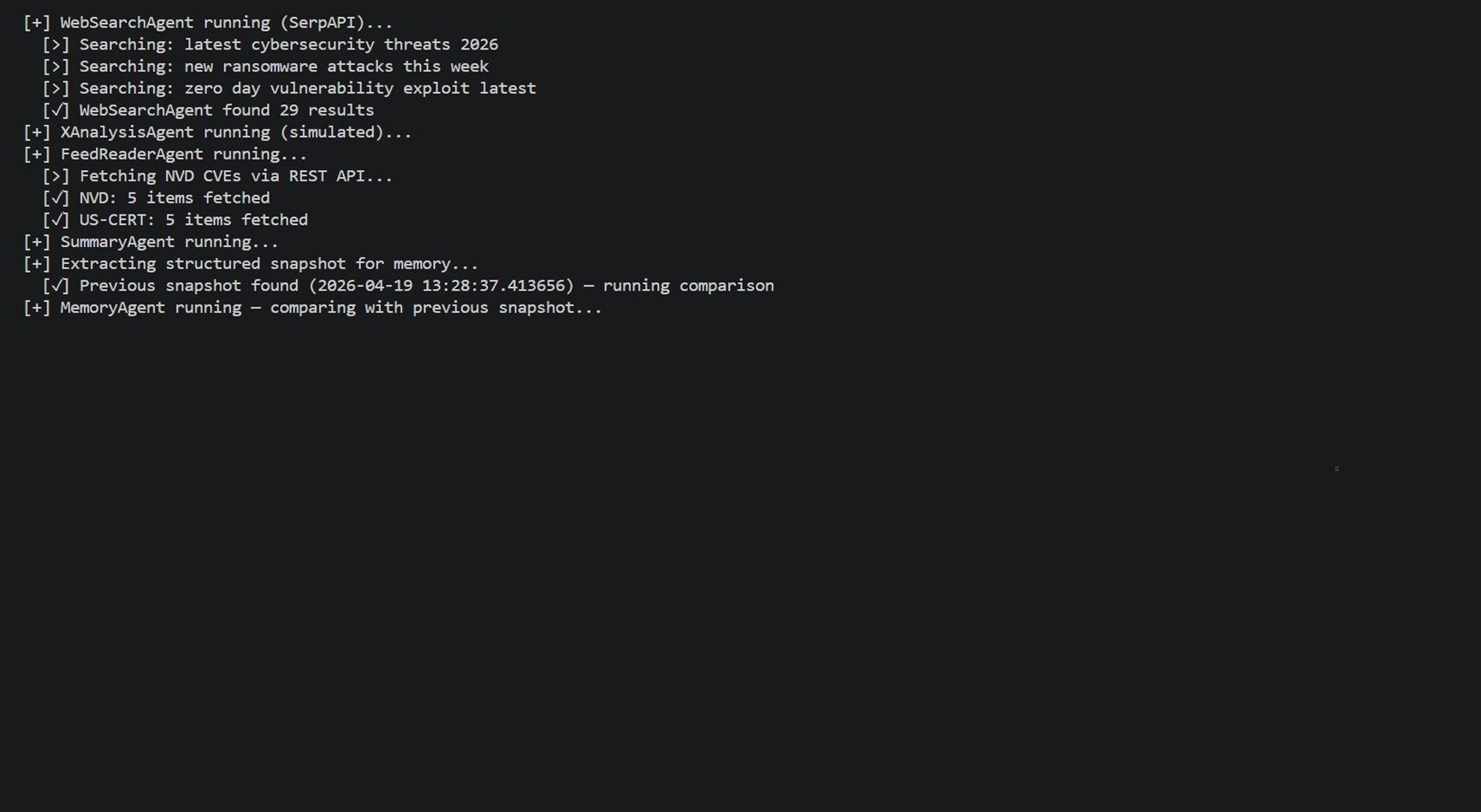 FORTEIA Threat Sentinel