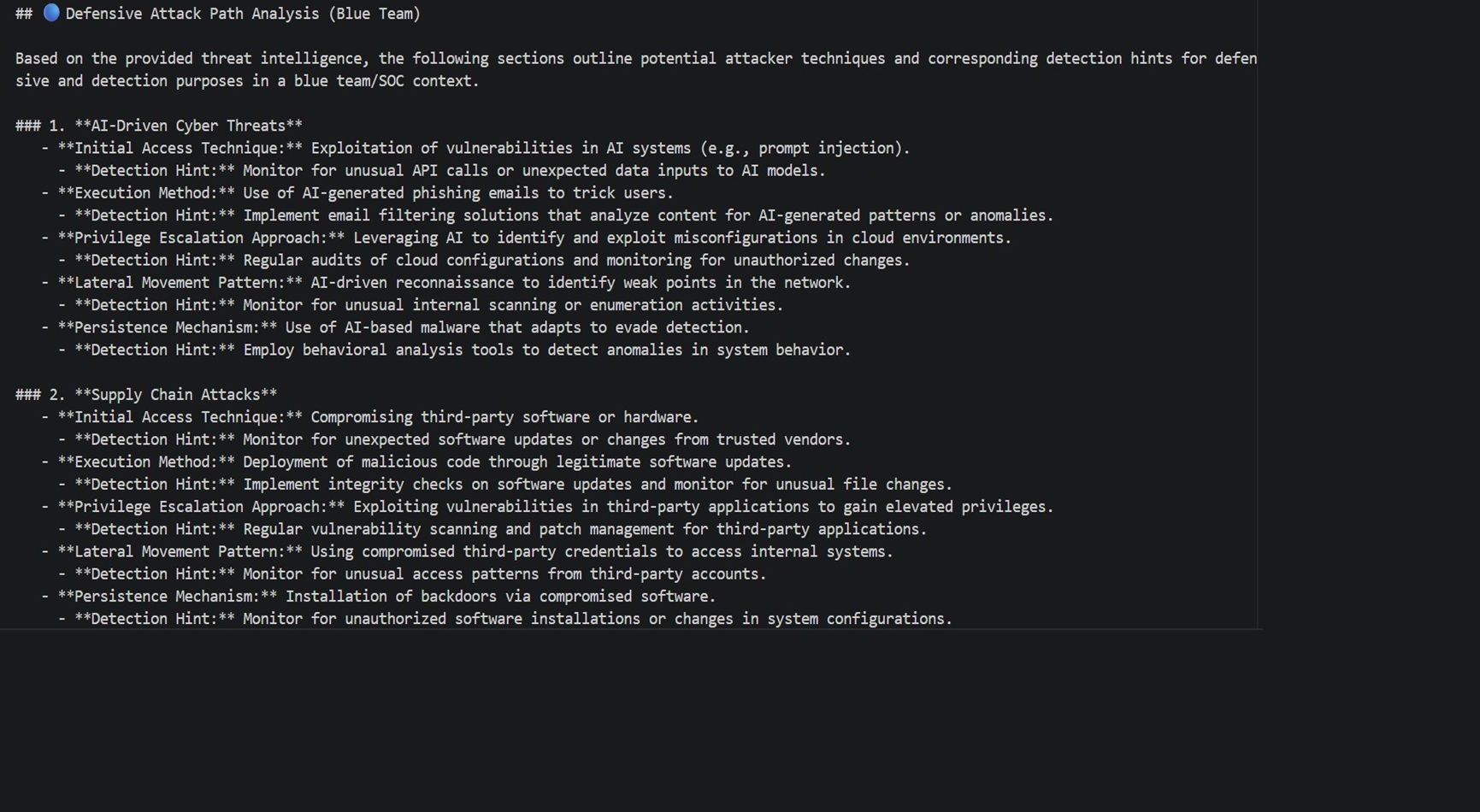 FORTEIA Threat Sentinel