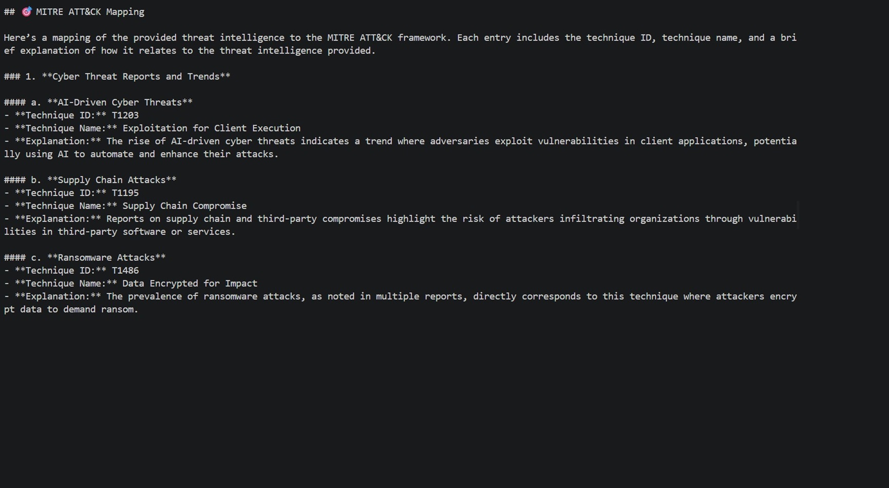 FORTEIA Threat Sentinel