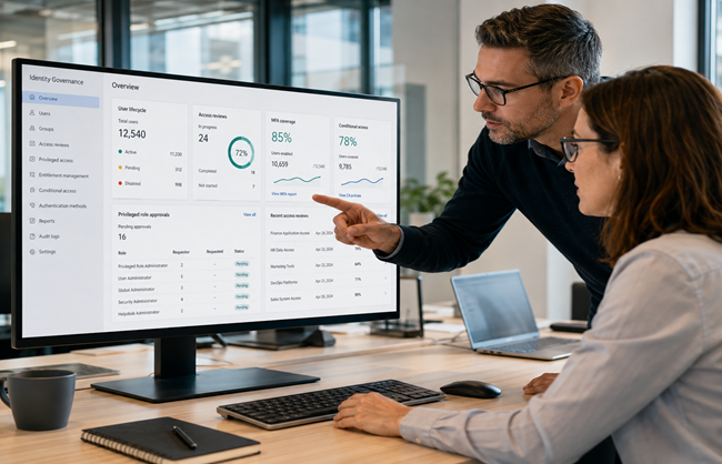 Identity security, access governance and privileged access management